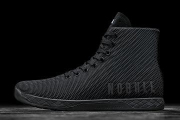 Black Nobull High-Top Men's Trainers | CA R1476V